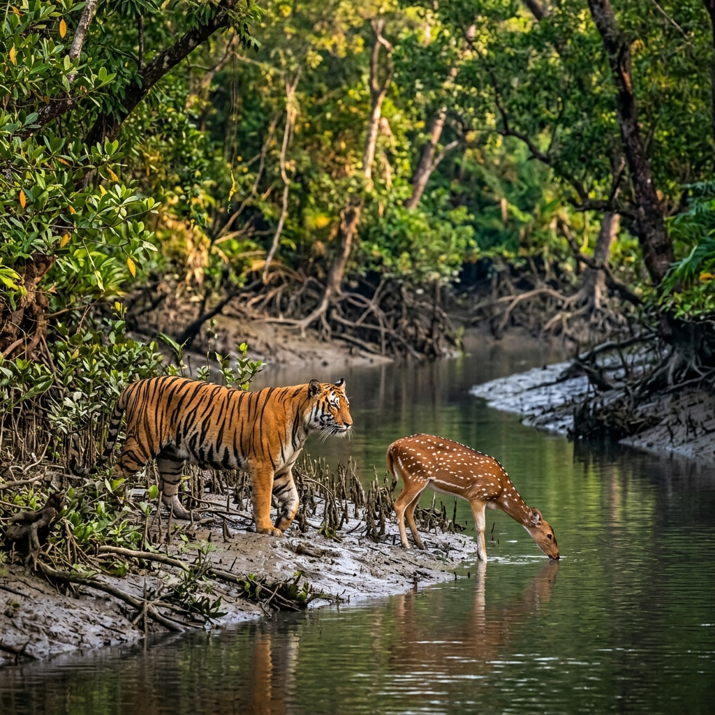 Sundarbans Tiger & Deer